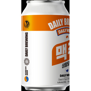 Cerveza de Trigo Artesanal Coreana Daily Weizen, Lata de 355 ml, Caja de 24 Unidades, Hefeweizen Premium Sin Filtrar para Exportación al por Mayor - Product Image 2