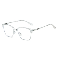 Lunettes de lecture fines dorées et grises 9300 pour femmes, presbytie, correction -2.50, vente en gros