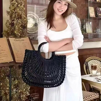 Fabrication Personnalisée Cuir Régénéré Terminal Sacs Plage Grande Capacité Été Femme Épaule Tote Luxe Simple