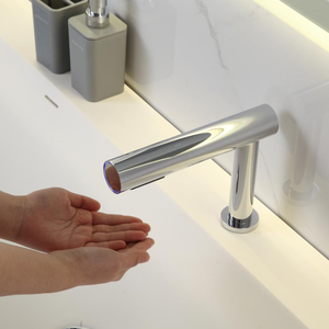 石鹸ディスペンサー付きの新しい<span class=keywords><strong>3</strong></span> in1スマート真ちゅう発泡液体トリプルセンサーエアタップ蛇口ハンドドライヤー - Product Image 4