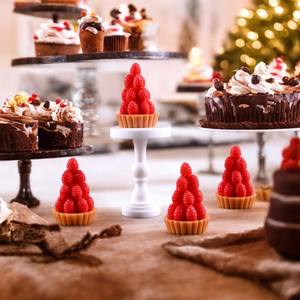 Figuras en Miniatura de Resina con Forma de Tarta de Fresa, Adornos para Manualidades, Scrapbooking y Creación de Muñecas - Product Image 5