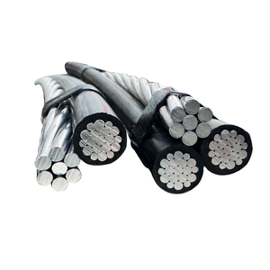 Cables Aéreos de Alta Calidad 1/0 AWG 1KV, Cable ABC XLPE PE AAC Neutro Desnudo OEM, Conductor Triple ABC de Aluminio 4/0 - Product Image 2