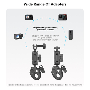 Chất lượng cao siêu kẹp xe đạp CLIP máy ảnh núi xe máy tay lái núi cho gopro13 cho Osmo action5pro insta360 360 - Product Image 6