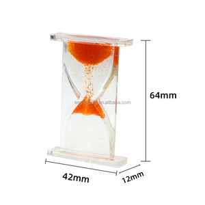 Timer Liquido Sensoriale Classico per Bambini, <span class=keywords><strong>Mini</strong></span> Clessidra Rilassante ad Acqua - Product Image 2