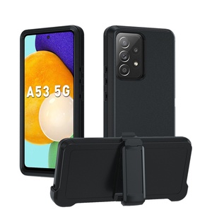 Funda Protectora para Teléfono 3 en 1 Resistente a Golpes de 360 Grados para <span class=keywords><strong>Samsung</strong></span> <span class=keywords><strong>Galaxy</strong></span> A56 A53 A52 A54 A55 <span class=keywords><strong>A51</strong></span> A50 A26 A36 A24 A22 A25 - Product Image 5