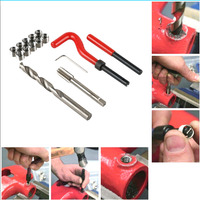 AVIC-Flight M5 Kit unique de 88 pièces d'outils de réparation de filetages OEM, pour l'insertion de ressorts filetés, manuel, en HSS, avec mallette rigide universelle 1