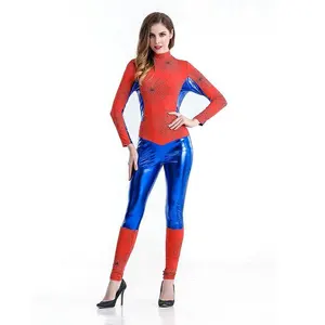 Venta al por mayor bumblebee disfraz de robot-Disfraces de Halloween para mujer, personaje de película, Spiderman, gran oferta