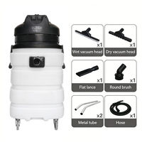 Le CE a passé la grande taille 90L 2000W machine résistante industrielle de nettoyage de plancher humide d'aspirateur à haut débit pour l'hôtel