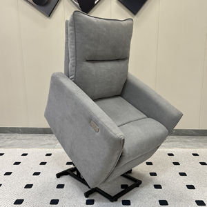 Modern Adjustable Cotton Upholstered Recliner Remote Control Eco-Friendly Wood <b>Frame</b> Foldable Design for Commercial Hotel Use - Product Image 1