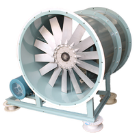 Ventilateur axial électrique portable à poussée manuelle, souffleur haute efficacité 50Hz pour ferme, parking souterrain, garage, tunnel, usine OEM/ODM
