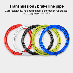 TRLREQ Acier à haute teneur en carbone Noyau en PVC Ligne intérieure pour vélo de montagne Ensemble de lignes d'engrenages pour vélo de route Tube de ligne de frein pour vélo - Product Image 3