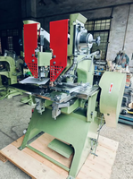 Machine automatique de rivetage de dossiers à double tête avec presse-papiers CE