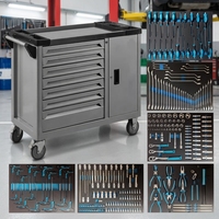 2023 nouveau design atelier de garage personnalisé 7 tiroirs armoire à outils de roulement en métal/chariot/chariot