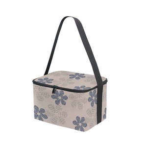 Sac isotherme carré en polyester à motif coquille de conque hawaïenne, sac à déjeuner isotherme personnalisé, sac isotherme pour boîte à lunch - Product Image 5