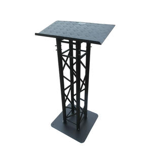 KKMARK - Atril Portátil de Aluminio y Acrílico para Iglesia, Escuela, Restaurante, Recepción - Product Image 1