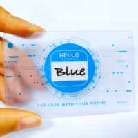 Individuell Bedruckte NFC Transparente Karte für 213/215/216 13,56MHz RFID PVC Zugangskontrolle Visitenkarte