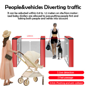 Tự động thông minh nhận dạng khuôn mặt Swing rào cản cổng công ty nhập cảnh và thoát turnstile - Product Image 5