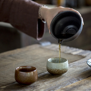 Set di 5 <span class=keywords><strong>Tazze</strong></span> in Ceramica Giapponese Antica con Confezione Regalo - Product Image 2