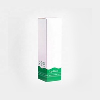 Boîte d'emballage personnalisée de brillant à lèvres rouge à lèvres cosmétique, boîtes de baume à lèvres brillant à lèvres emballage personnalisé