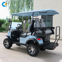 Voiturette de golf électrique Robetaa de haute qualité à 4 places, avec batterie au lithium, personnalisable, véhicule de tourisme électrique