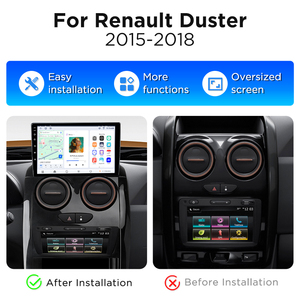 วิทยุติดรถยนต์ Junsun 9 นิ้ว ระบบ Android Carplay สำหรับรถยนต์ Renault Duster ปี 2015-2018 พร้อมระบบนำทาง GPS อัตโนมัติ เครื่องเล่นมัลติมีเดีย หน้าจอสัมผัส - Product Image 2