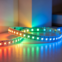 Kit de démarrage LED 3528 RGB à double puce SMD avec support en plastique, 0,06W, pour loisirs électroniques DIY, pack de perles lumineuses colorées