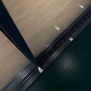 Nhiệm vụ nặng nề nhôm đôi cửa kính hệ thống tối giản tuôn ra điện thông minh khóa nhiệt phá vỡ cửa trượt cho sân nhập - Product Image 3