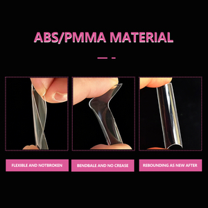 JIEYU PMMA/ABS <span class=keywords><strong>Uñas</strong></span> Postizas Personalizadas Hechas a Mano, Envío Directo, <span class=keywords><strong>Uñas</strong></span> <span class=keywords><strong>de</strong></span> Cobertura Completa Transparentes, Extensión <span class=keywords><strong>de</strong></span> <span class=keywords><strong>Uñas</strong></span> Larga para Principiantes y Entusiastas <span class=keywords><strong>de</strong></span> las <span class=keywords><strong>Uñas</strong></span> - Product Image 3