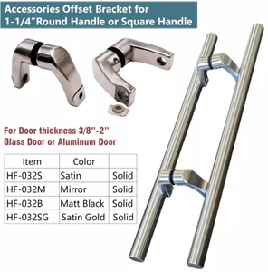 <span class=keywords><strong>WMN</strong></span> <span class=keywords><strong>WMN</strong></span>-001 Acciaio Inossidabile 304 di Alta Qualità #   Maniglia per Porta in Vetro per Sauna, Universale Bilaterale, Facile Installazione, Garanzia di 5 Anni - Product Image 2