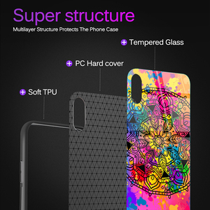 <span class=keywords><strong>Funda</strong></span> protectora para teléfono móvil <span class=keywords><strong>Iphone</strong></span>, carcasa de vidrio templado con rosas y flores para <span class=keywords><strong>Iphone</strong></span> 11 12 13 Pro Max Xr <span class=keywords><strong>X</strong></span> Xsmax Xs 13pro 12pro - Product Image 3