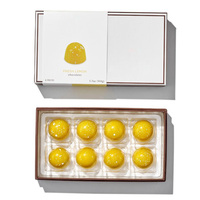 Boîte-cadeau vide de barre de chocolat de bonbons de truffe de papier de luxe blanc bonbon sucré boîte de chocolat vide