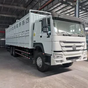 Harga truk Sinotruck digunakan truk kargo Howo 6x4 RHD tugas berat 336hp kargo pasak truk bekas truk Cina untuk dijual