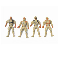 Figurines d'action militaires aléatoires de 9 cm à bas prix, modèles de soldats, jouets d'armée pour enfants, figurines d'action avec bras et jambes articulés