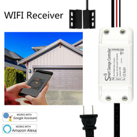 Ouvre-porte de garage intelligent - Télécommande WiFi universelle compatible avec Alexa et Google Home