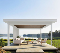 Pergolas Bioclimatiques en Aluminium à Montage Manuel Rapide et Facile, Idéales pour Jardin Extérieur 3x5m 5x3m - Ventes Flash