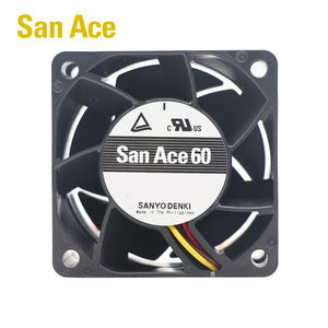 พัดลมระบายความร้อนแบบแกน SANYO DENKI San Ace รุ่น 9GA0624P1J03P ขนาด 60*60*38 มม. 24V DC 18.0W 0.75A 62CFM 17500rpm สำหรับเซิร์ฟเวอร์และอุปกรณ์โทรคมนาคม - Product Image 1