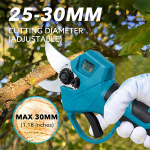 21V 500W SK5 Blade Lithium-Ion Cordless Pruning Shears <b>Tree</b> Pruner <b>Branch</b> Cutter 25-30mm Cutting Diameter Anti-Slip CPS01 21V El - Product Image 4