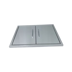 Puerta de cocina al aire libre, suministro de fábrica, acero inoxidable 201, puertas de barbacoa de alta resistencia, 304 - Product Image 4