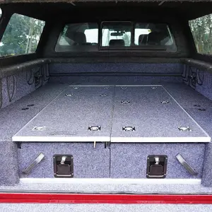 Nhà Máy OEM Xe Tải Phụ Kiện Mạ Kẽm Tấm Ngăn Kéo Trượt Màu Đen Lưu Trữ Ngăn Kéo Hệ Thống Ngăn Kéo 4X4 Hệ Thống - Product Image 2