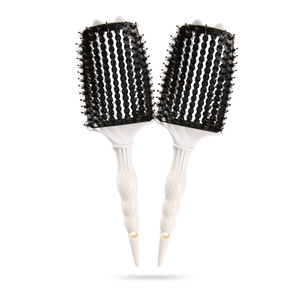 Peine de Pelo con Punta Blanca, Dientes Grandes de Nylon, Material Plástico, Uso Doméstico y Profesional, Unisex - Product Image 5