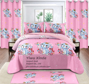 أطفال شخصية الكرتون مبطن ملاءات السرير مع الحالات وسادة - Product Image 6