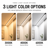 Perfil de Canal LED de Aluminio Ligero y Resistente al Agua, Personalizado de Fábrica, para Decoración de Hoteles, Oficinas, Villas y Hogares