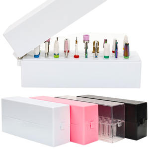 Mixed Procurement Low Price Hot Sale 30 Holes <b>Nail</b> <b>Art</b> Drill Storage Box Grinding Polish Head Bit Holder Display <b>Nail</b> Drill - Product Image 5