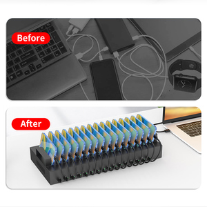 Sipolar AC16-165 nhiều thiết bị 16 cổng USB sạc nhanh trạm Tương thích với máy tính bảng và điện thoại di động - Product Image 3