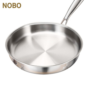 Sartén de Acero Inoxidable 304, Utensilios de Cocina Coreanos de Triple Capa, Sartenes para Inducción, Sartén para Freír, <span class=keywords><strong>Wok</strong></span> - Product Image 6