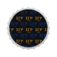 ZPB Zeta Phi Beta Sweet Brand - Arte de Pared con Tapa de Botella de Aluminio Ecológica, Impresión Digital, Estilo Moderno para Uso Promocional en Bares