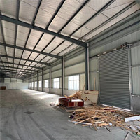 Kit de hangar en acier léger écologique avec services de soudage, de découpe et de pliage
