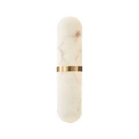 Nouvelle applique murale LED de style chinois, design de luxe en cuivre et marbre, pour salon, fond TV, escalier, chambre - CRI 80, 220V, garantie 3 ans