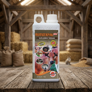 Complément alimentaire liquide pour bétail Biota Group Biotaternak Plus 1 litre pour bovins et animaux d'élevage - Product Image 1