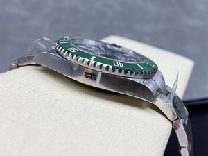 Reloj Mecánico Impermeable de Súper Calidad, 41 mm, CFactory, Acero 904L, Movimiento ETA 3135, 126-610 Verde, Reloj de Buceo Hulk de Cerámica - Product Image 4